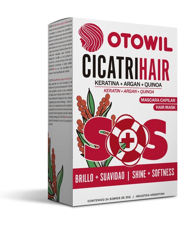 Cicatrihair keratina + argan+ quinoa sachet