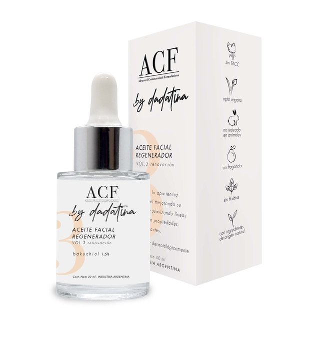 Aceite facial regenerador volumen 3