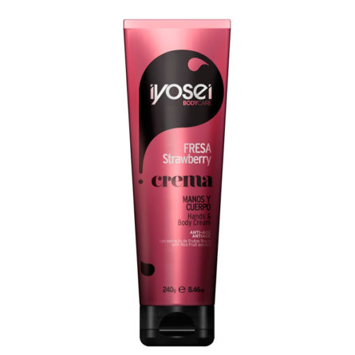 Crema para manos y cuerpo Fresa x 240grs