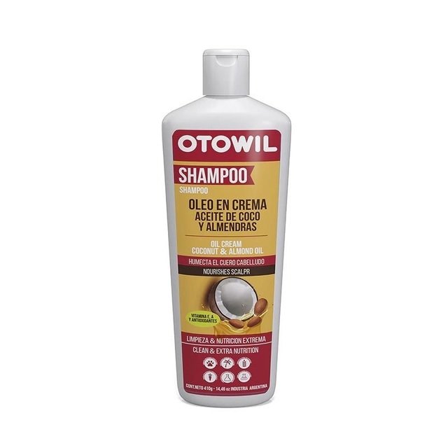 Shampoo Oleo en crema Aceite de coco y almendras x 410ml