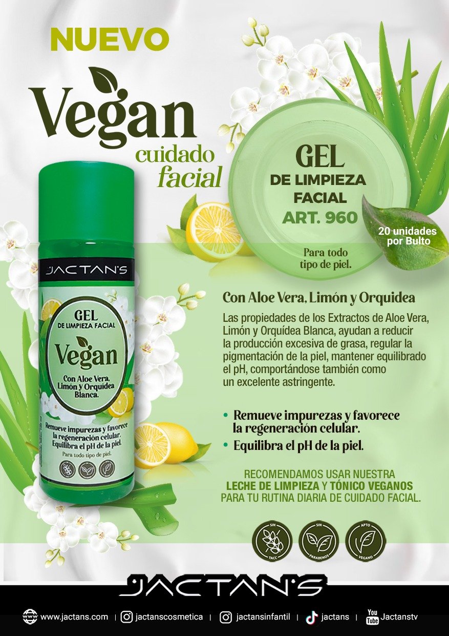 Gel de limpieza facial