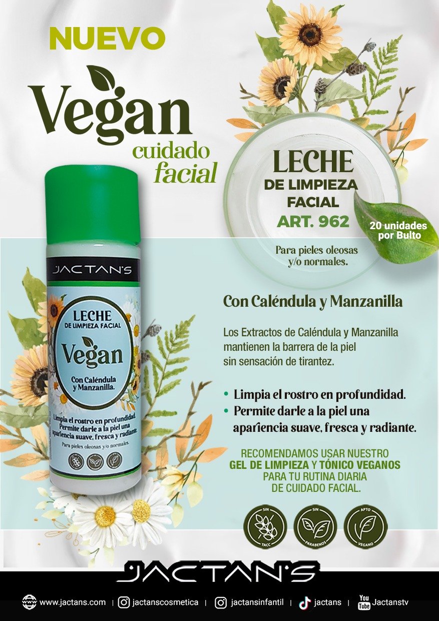 Leche de limpieza facial