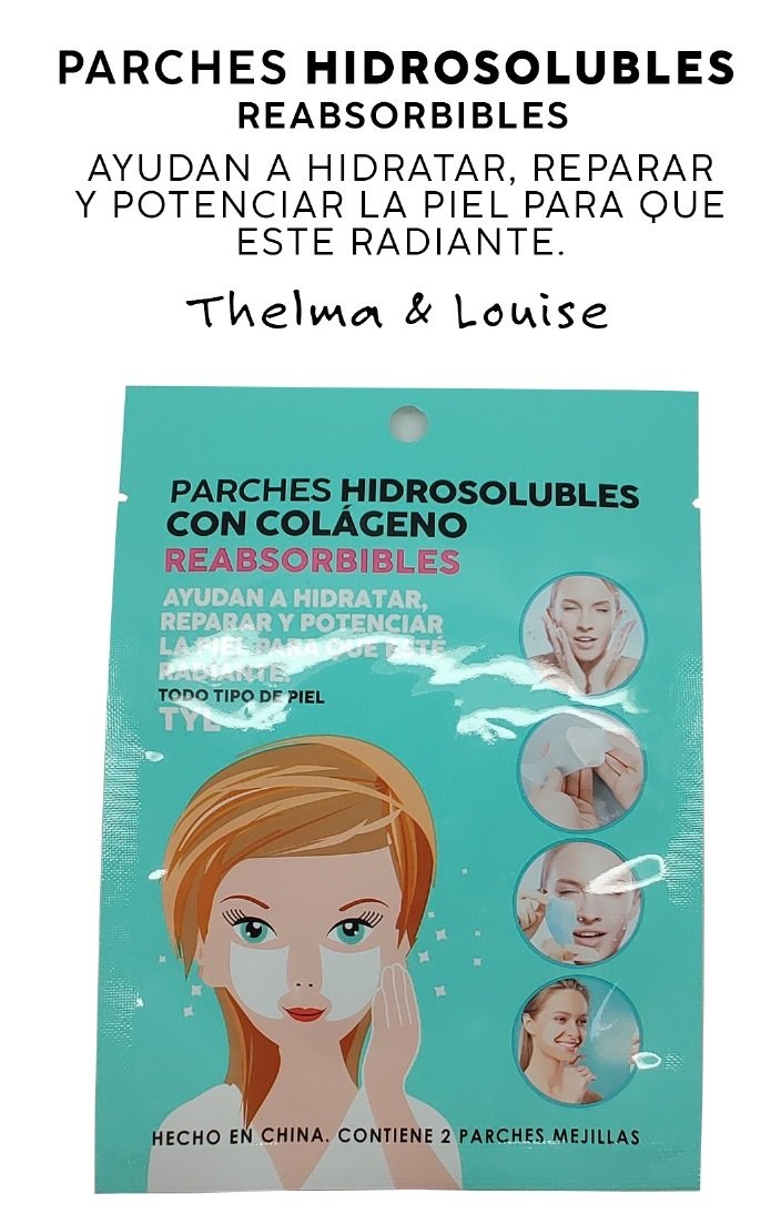 Parches hidrosolubles reabsorbible con colágeno