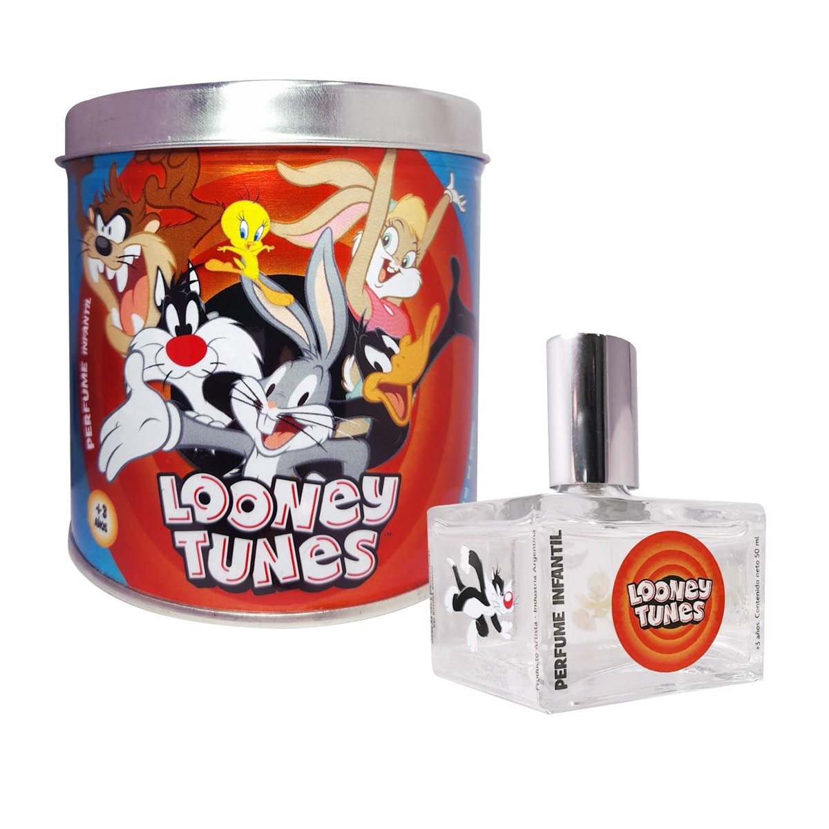 Lata con perfume