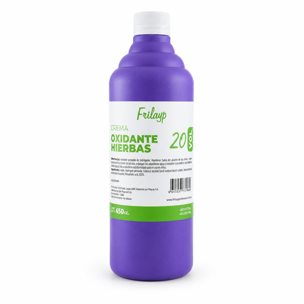 Oxidante x 20 vol x 500 ml